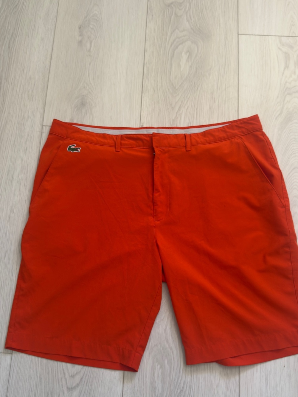 Lacoste orange Men's Cotton Blend Shorts